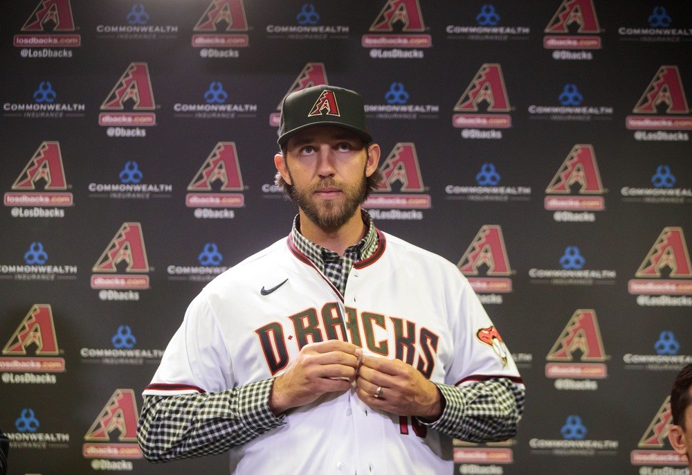 Madison Bumgarner at Diamondbacks presser