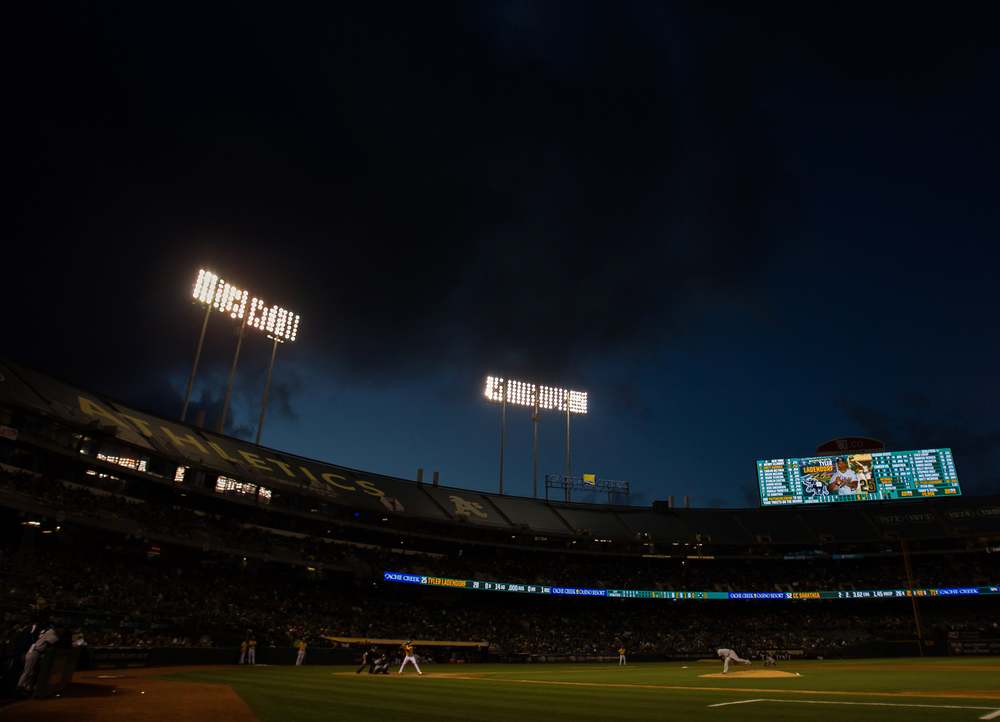 Darkened Stadium
