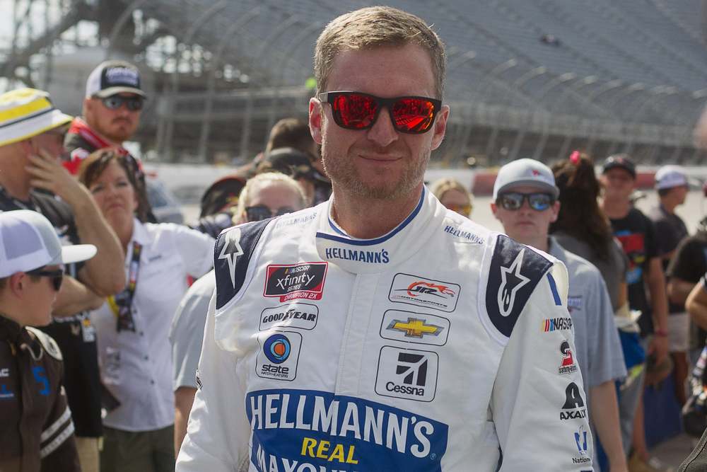 Dale Earnhardt Jr is tearing it up in the iRacing eNASCAR Pro Series