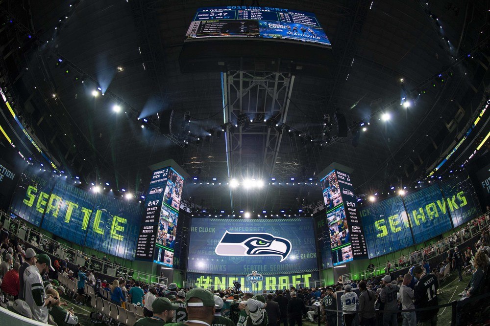 Live look at the Seattle Seahawks draft