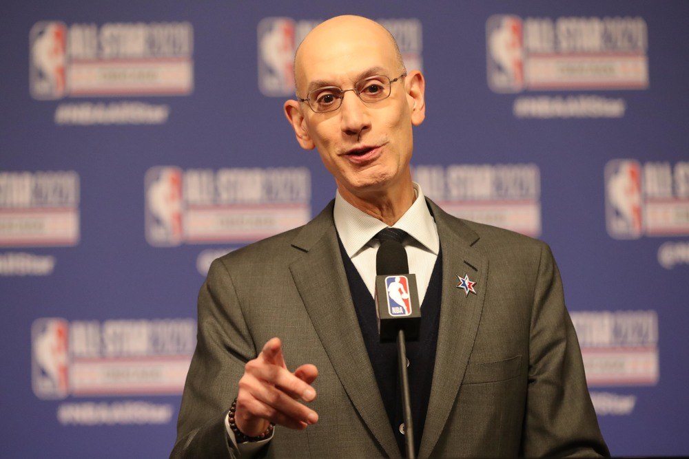 NBA commissioner Adam Silver speaks at All-Star Weekend.