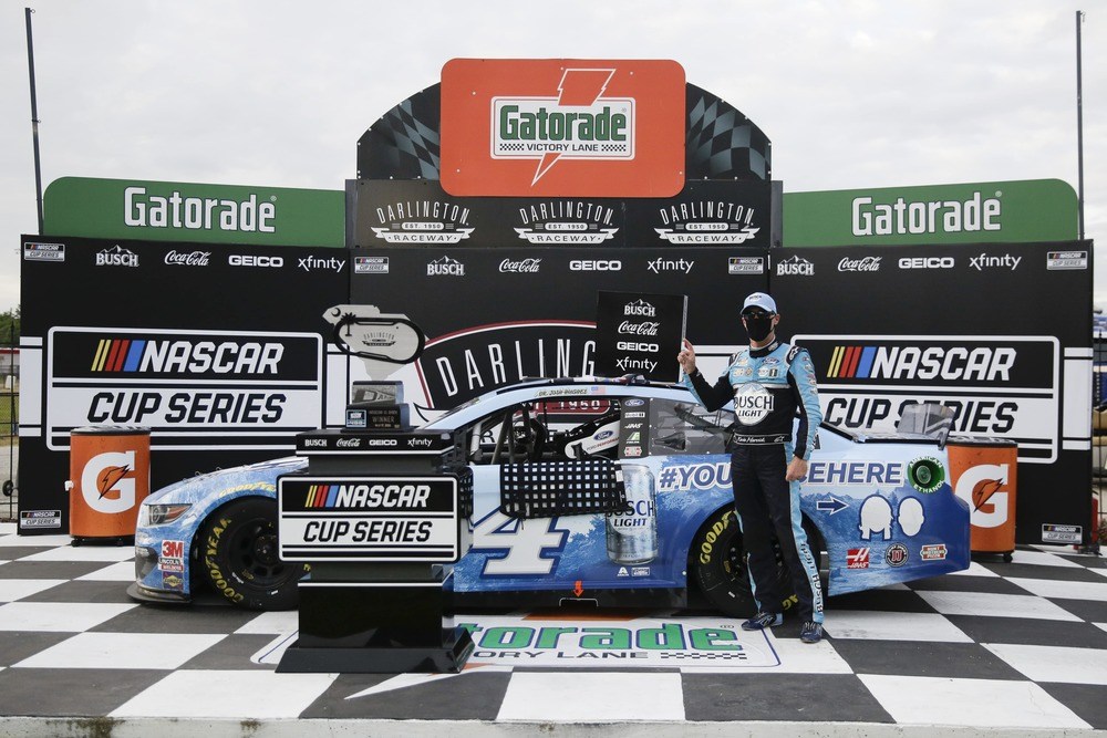 Kevin Harvick was able to win at Darlington in NASCAR's return to action
