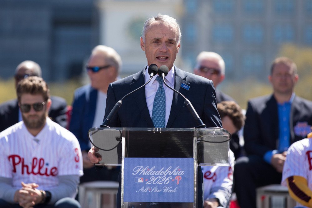 MLB commissioner Rob Manfred and MLBPA