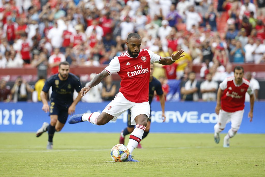 Arsenal forward Alexandre Lacazette