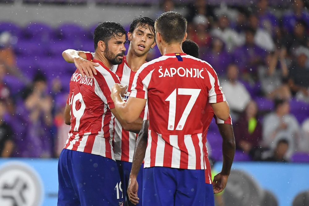 Atletico Madrid forward Diego Costa Soccer game