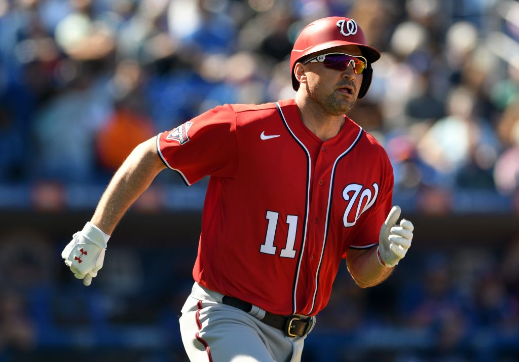 Nationals infielder Ryan Zimmerman during spring training