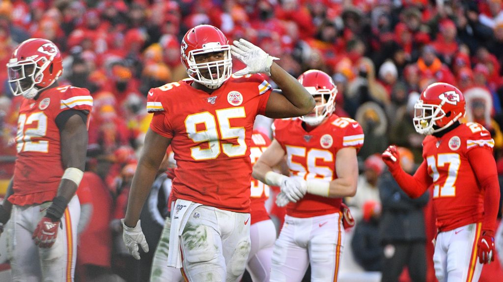 Chiefs defensive lineman Chris Jones