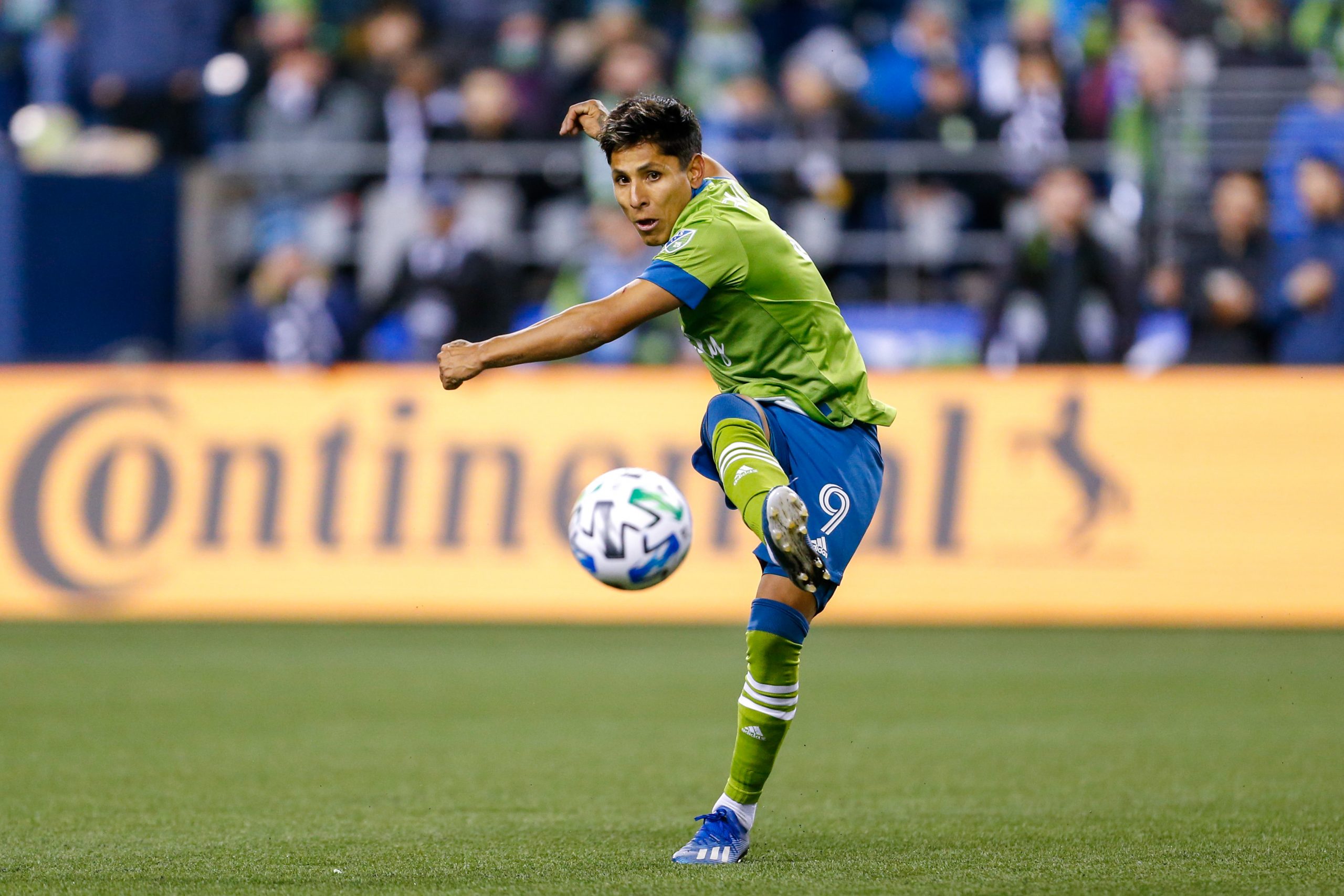 Seattle Sounders FC forward Raul Ruidiaz
