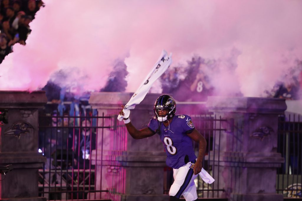 Baltimore Ravens quarterback Lamar Jackson