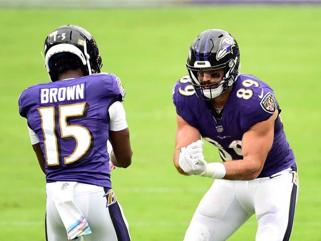 Baltimore Ravens tight end Mark Andrews