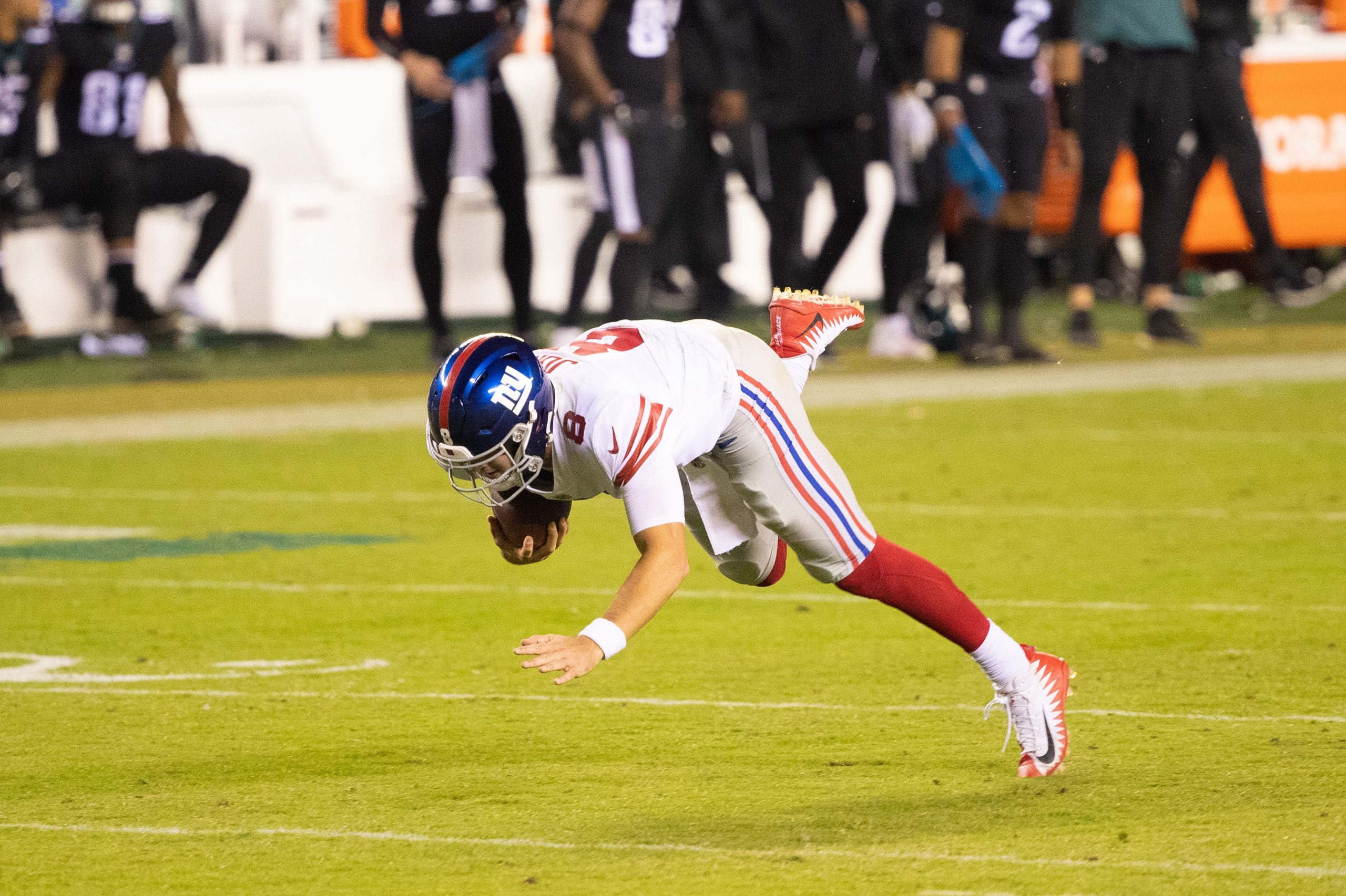Daniel Jones of the New York Giants