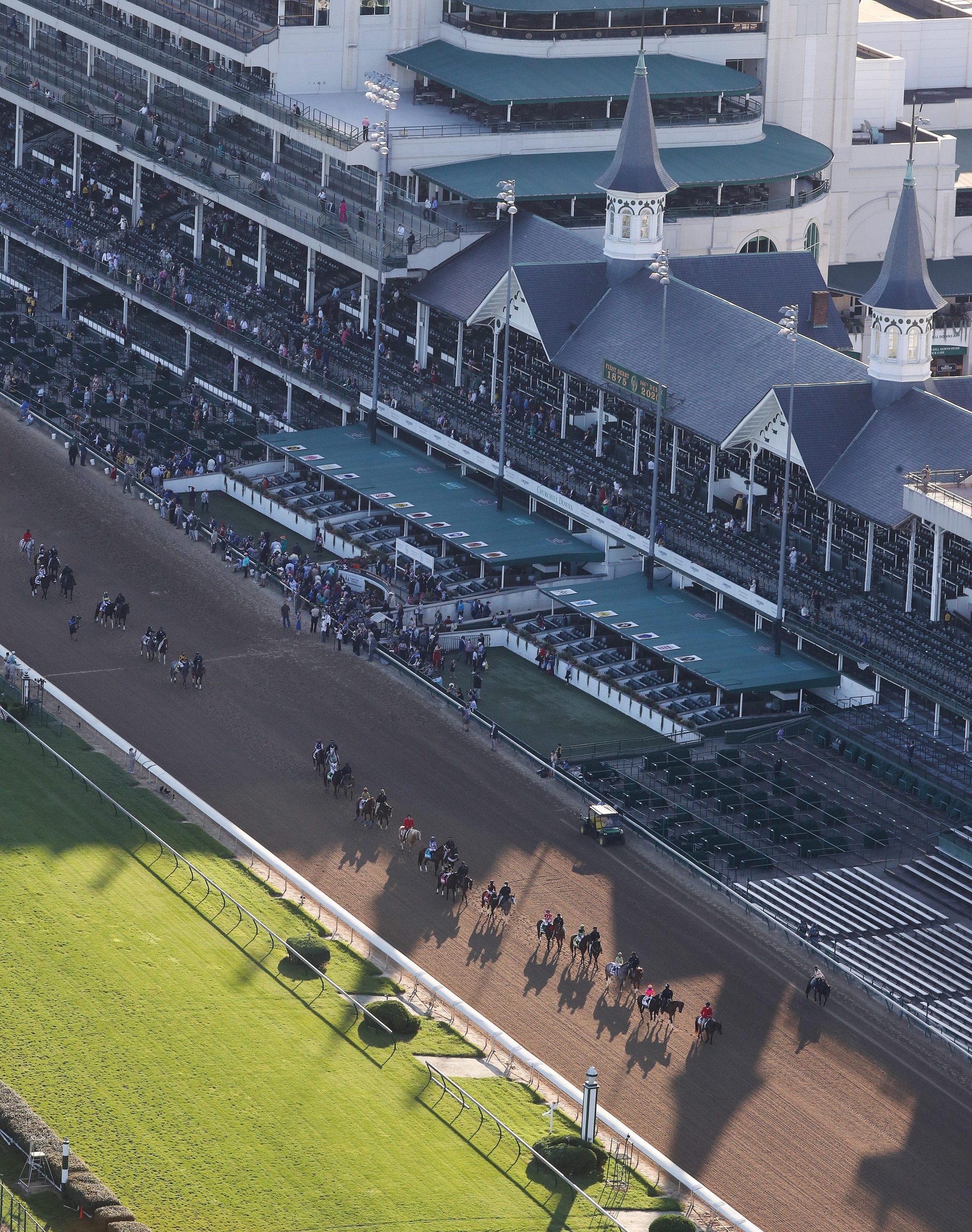 Churchill Downs racetrack in Kentucky