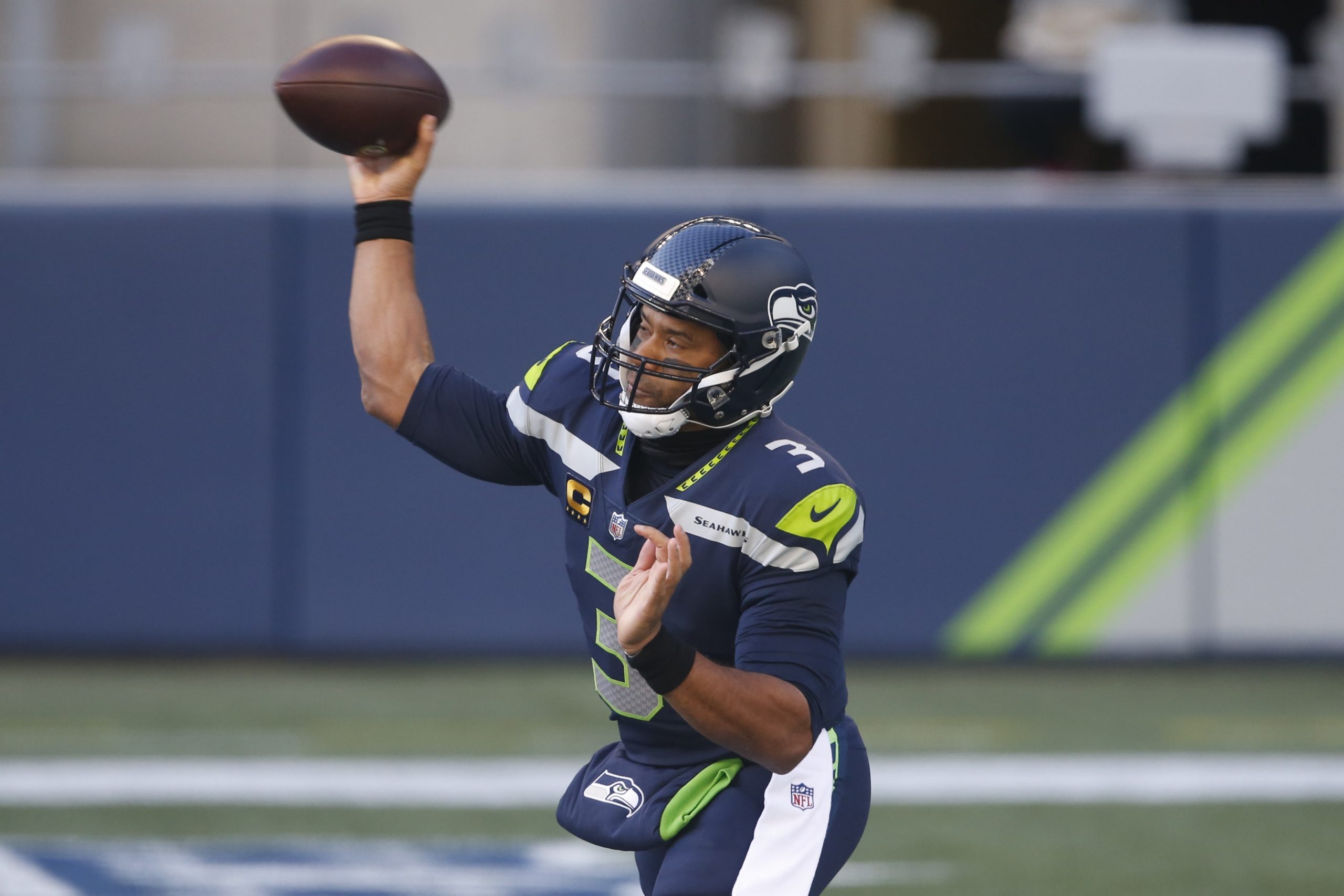 Russell Wilson of the Seattle Seahawks