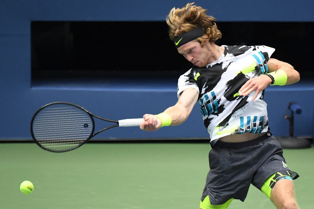 Andrey Rublev at the US Open