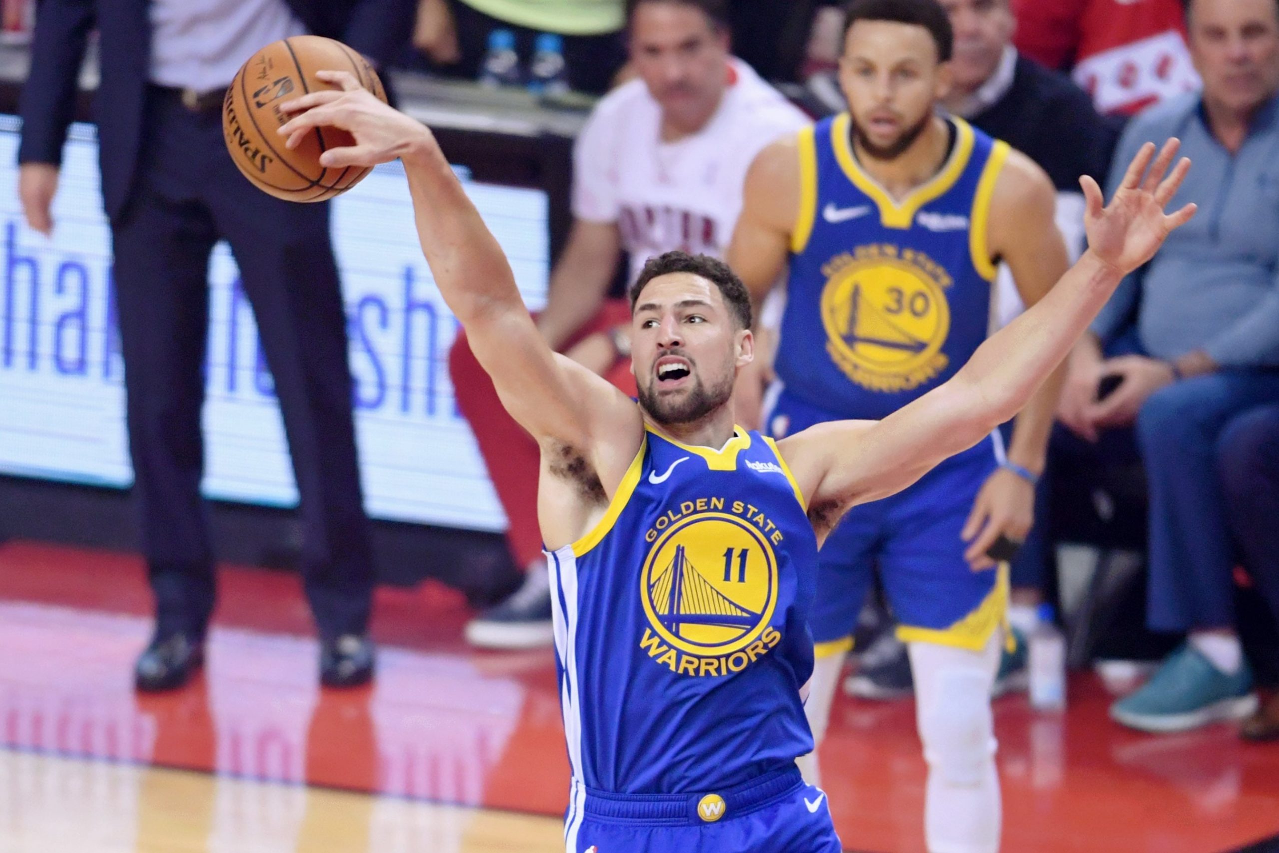 Klay Thompson of the Golden State Warriors