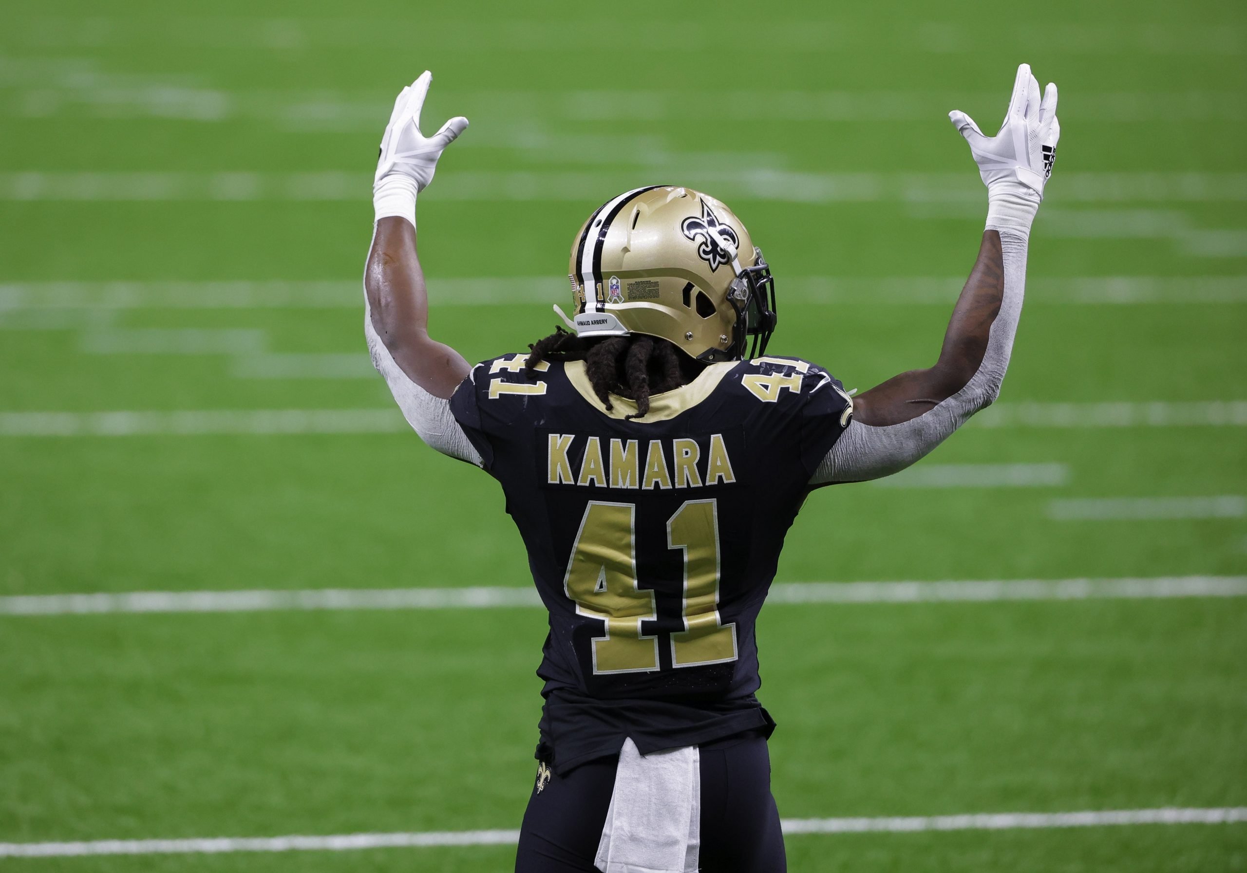 Alvin Kamara of the New Orleans Saints