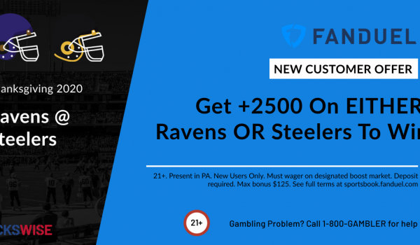 Get 25/1 on either the Ravens or Steelers to win – Bet $5 win $125!