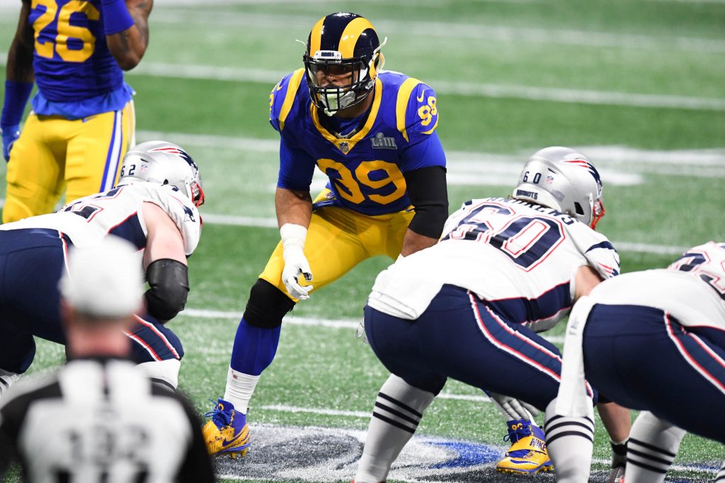 Aaron Donald of the Los Angeles Rams
