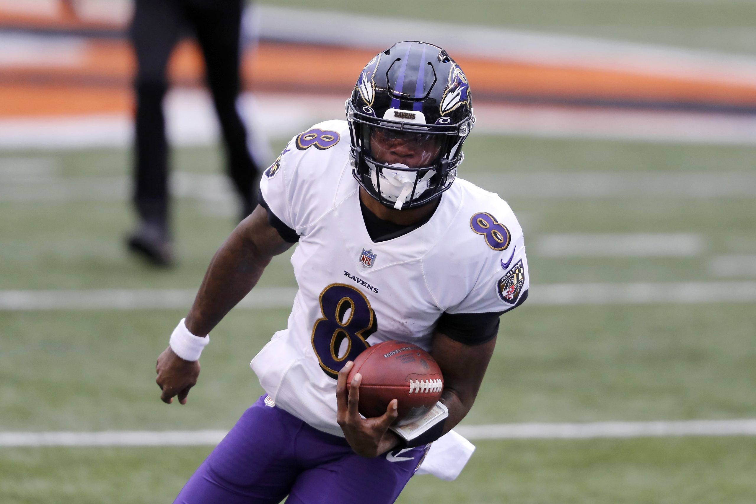 Baltimore Ravens quarterback Lamar Jackson same game parlay