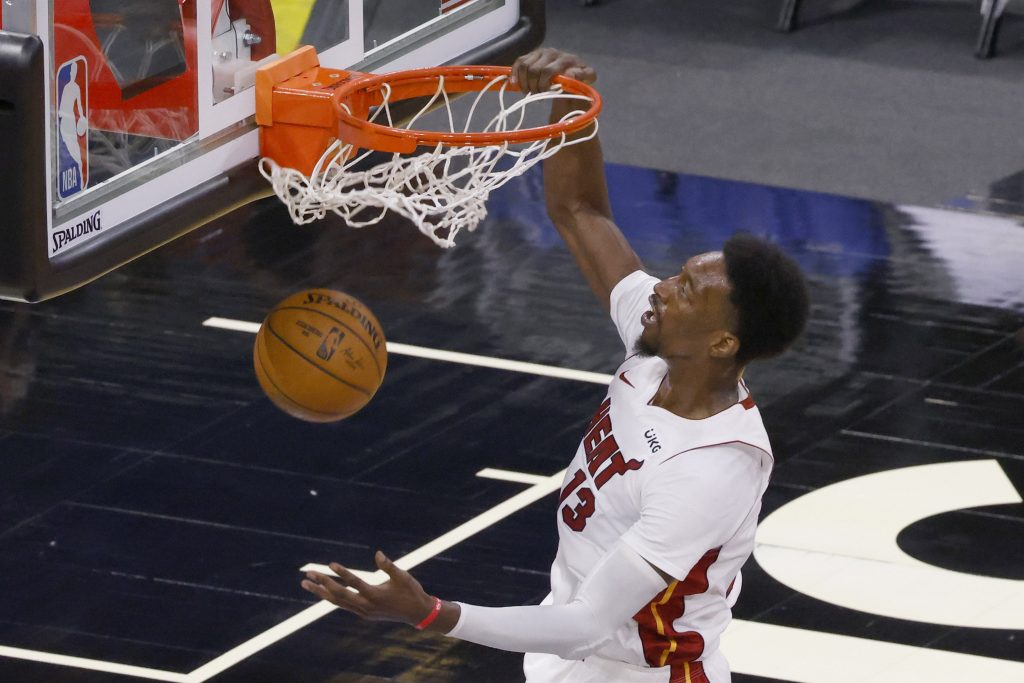 Bam Adebayo of the Miami Heat
