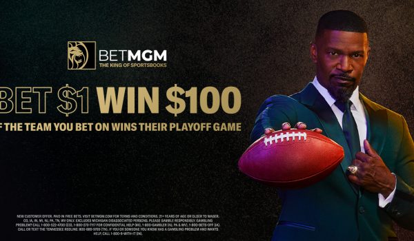 Bet $1, Win $100 if the team you bet on wins their NFL Playoffs game!