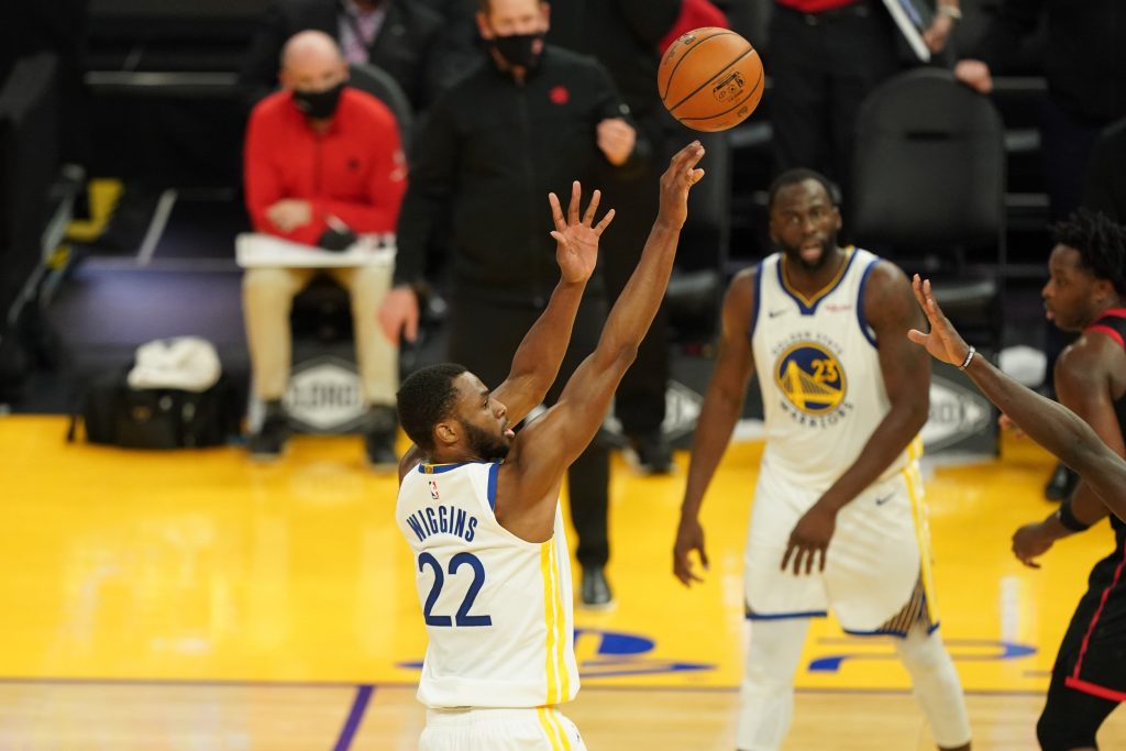 Andrew Wiggins of the Golden State Warriors