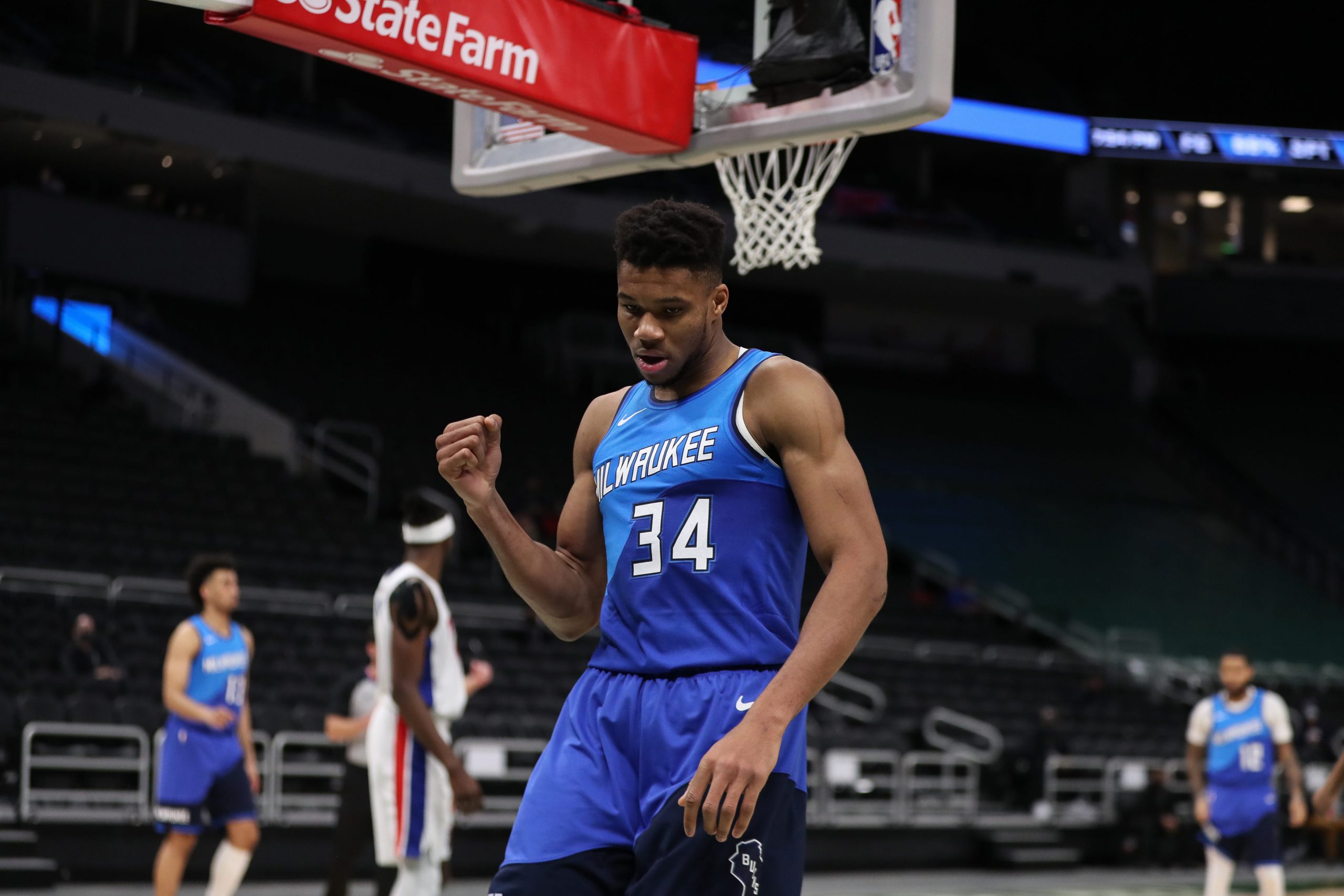 Milwaukee Bucks forward Giannis Antetokounmpo