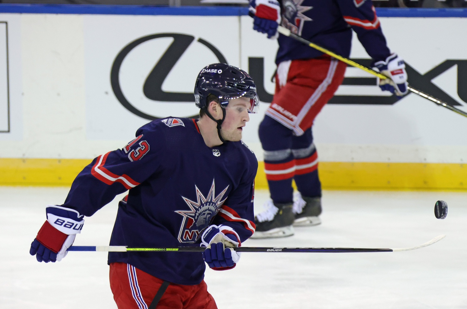 No.1 pick Alexis Lafrenière has registered one point from his first 12 games with the New York Rangers.
