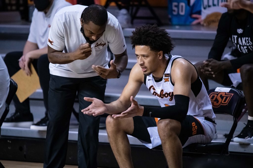 Cade Cunningham of the Oklahoma State Cowboys