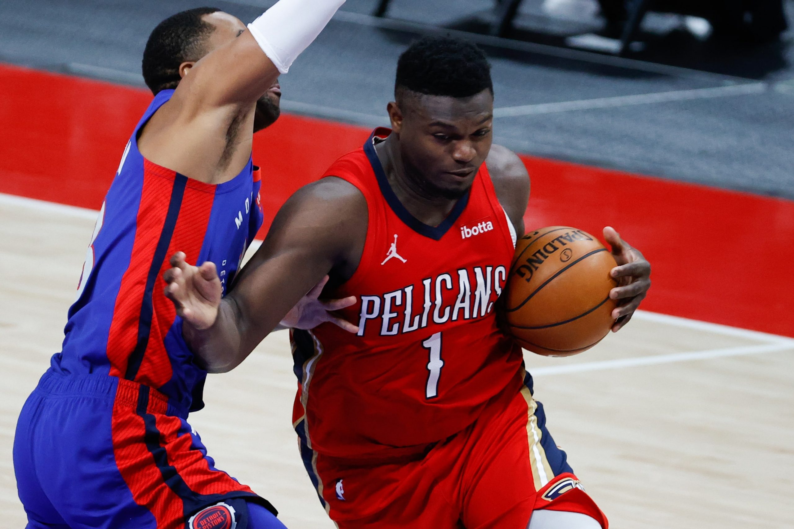 New Orleans forward Zion Williamson