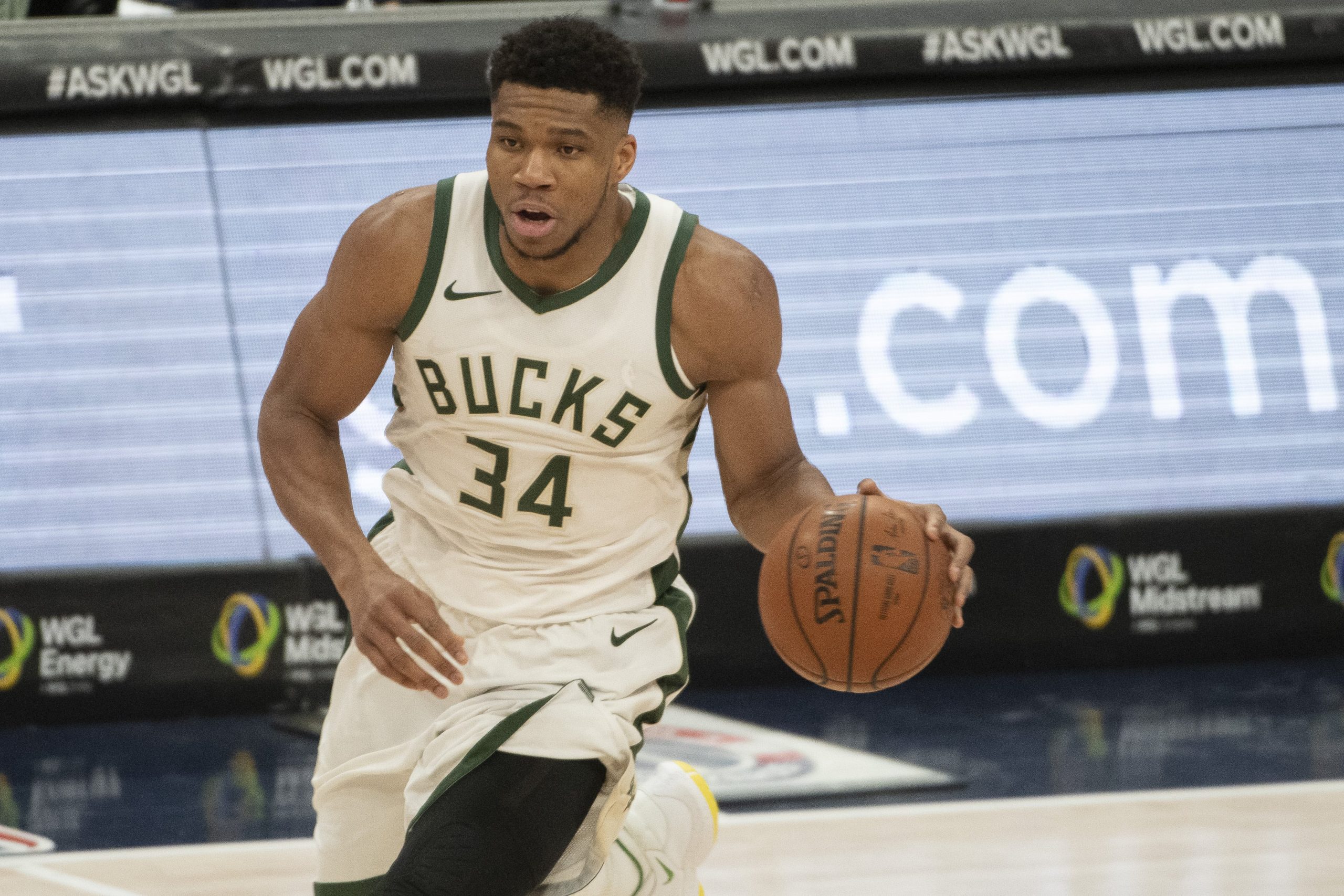 Milwaukee Bucks forward Giannis Antetokounmpo