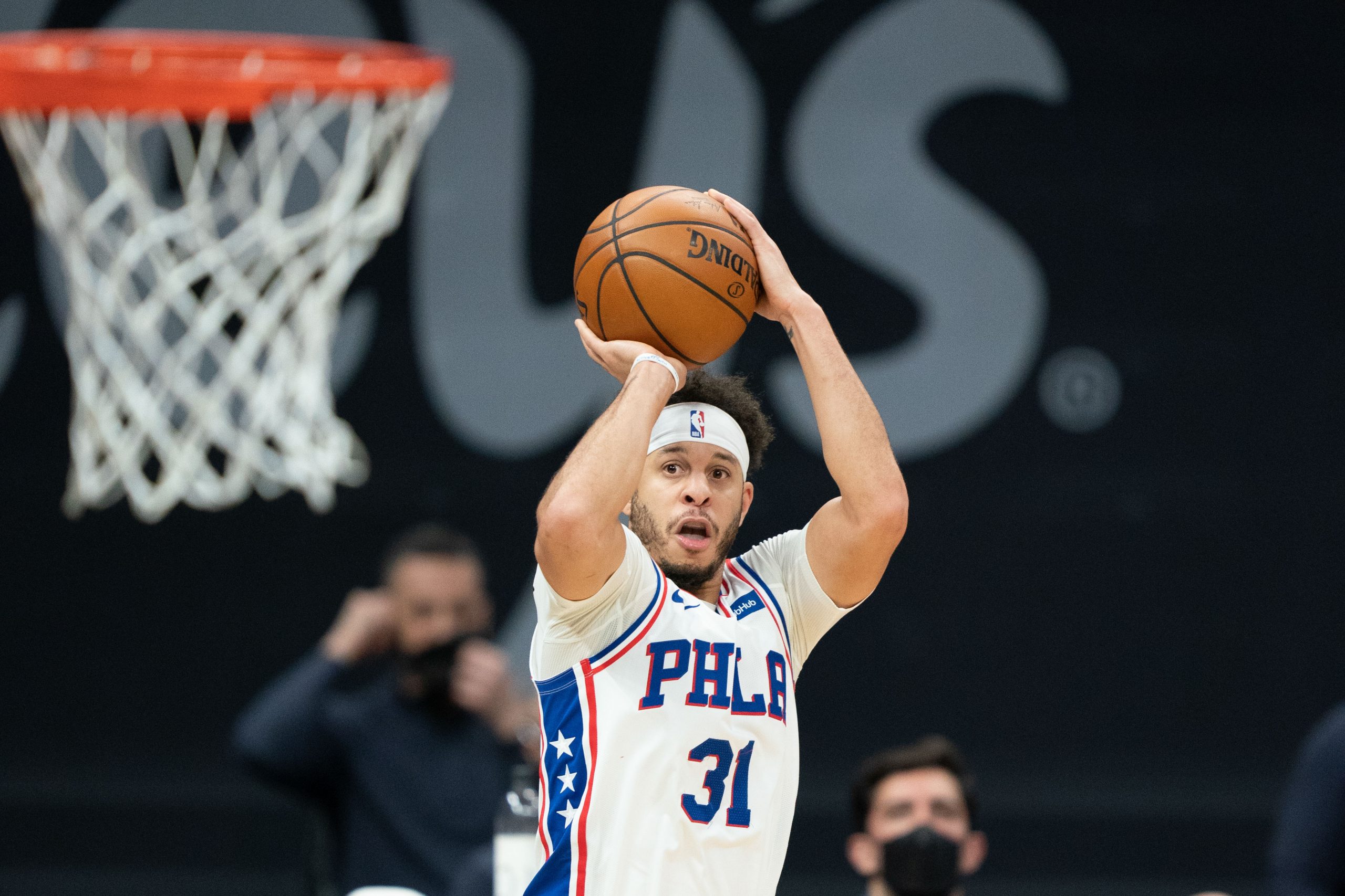 Philadelphia 76ers guard Seth Curry