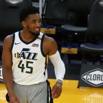 Donovan Mitchell smiling
