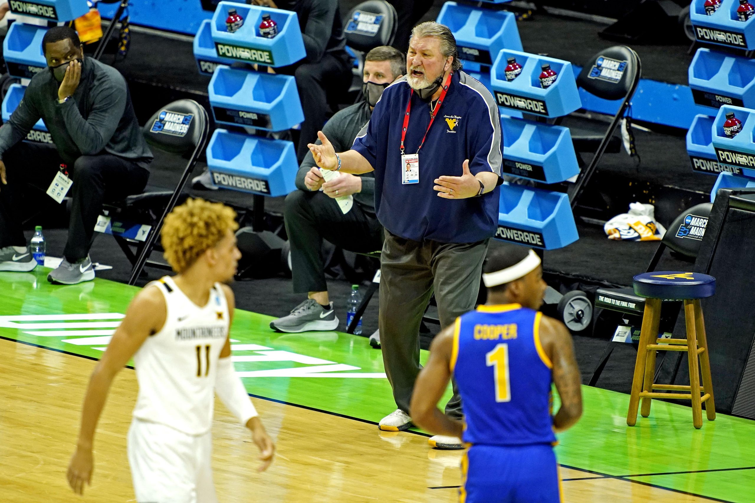 Bob Huggins not happy with his team