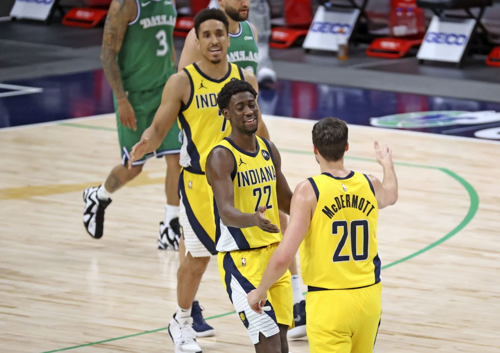 Caris Levert Pacers high five