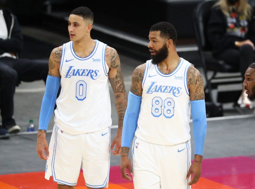 Kyl Kuzma Markieff Morris Lakers