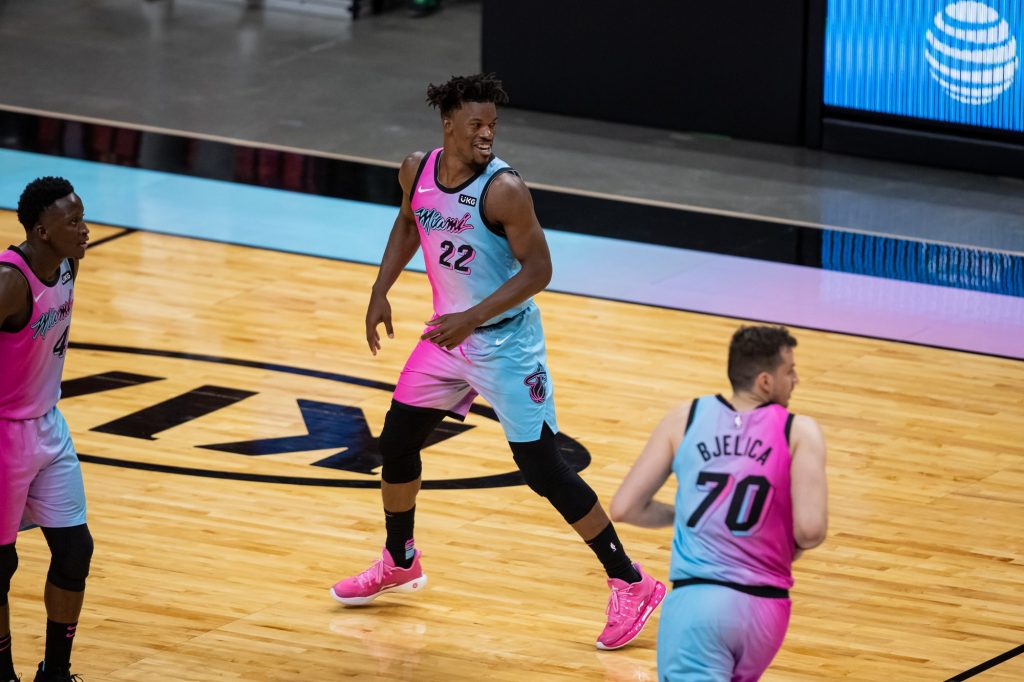 Jimmy Butler laughing