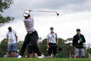 Hideki Matsuyama at the Masters