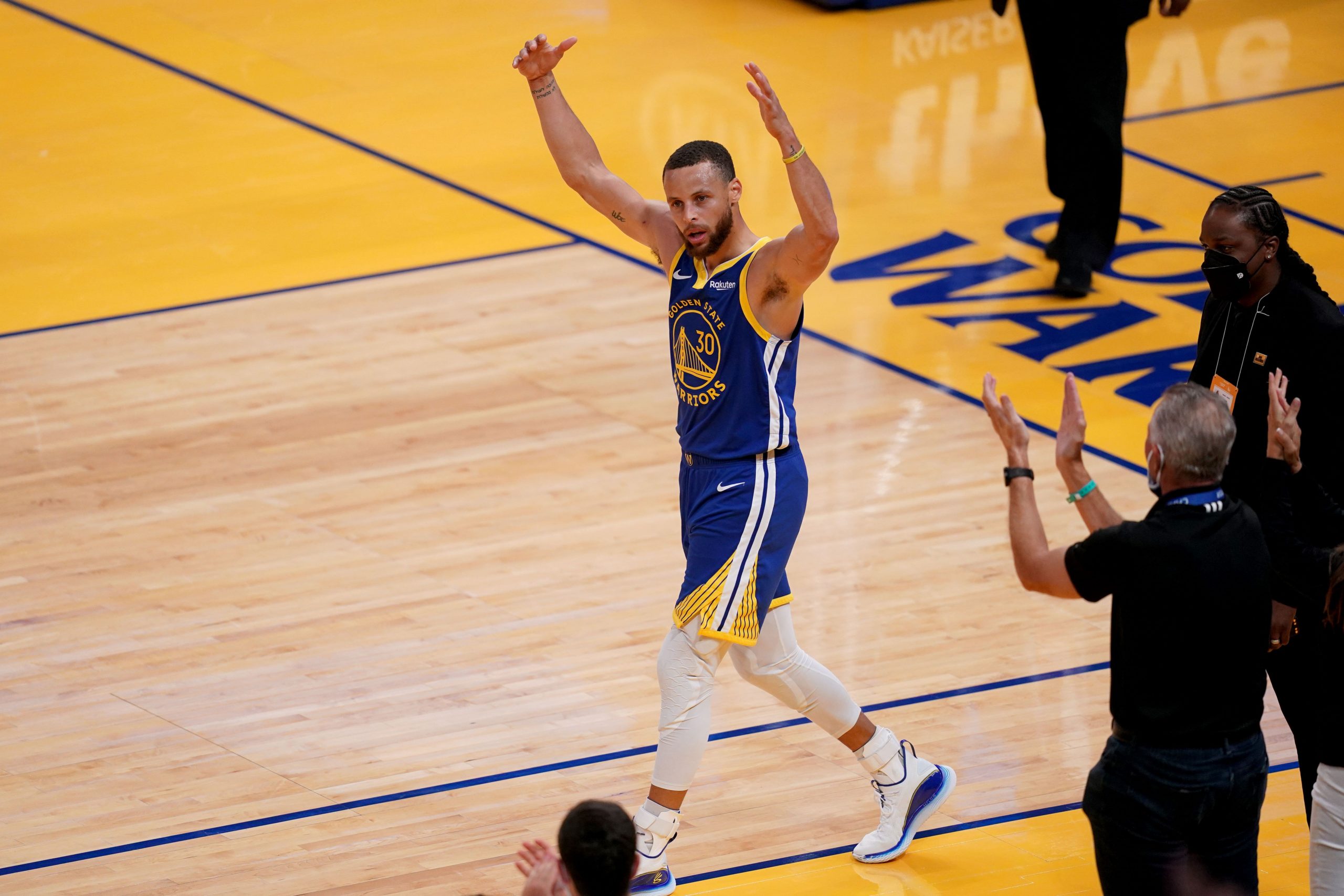 Stephen Curry Jazz vs Warriors