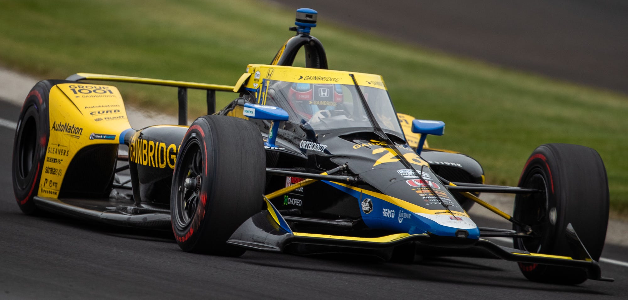 Colton Herta drives the #26 Gainbridge Honda for Andretti Autosport