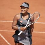 Naomi Osaka beat Patricia Tig in her first-round French Open match before withdrawing from the event