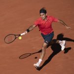 Roger Federer at the French Open