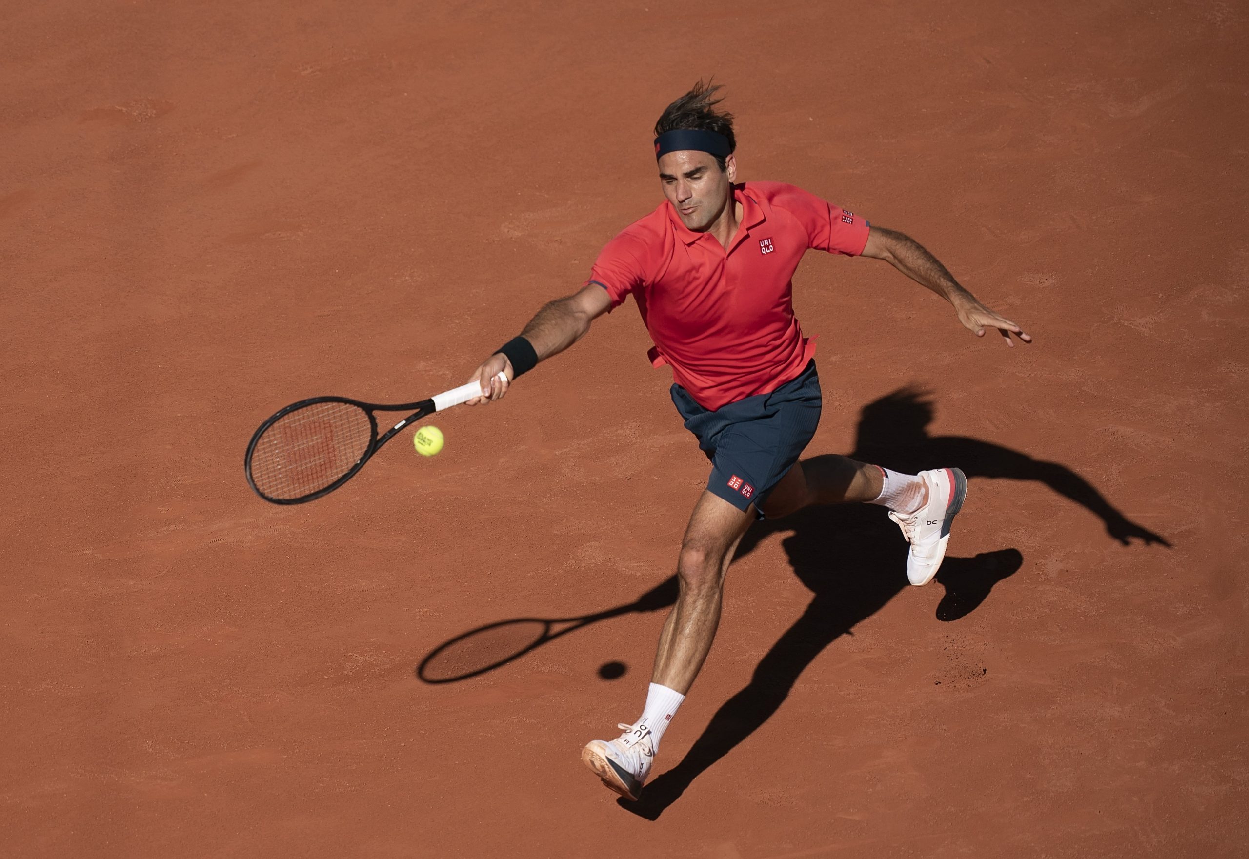 Roger Federer at the French Open