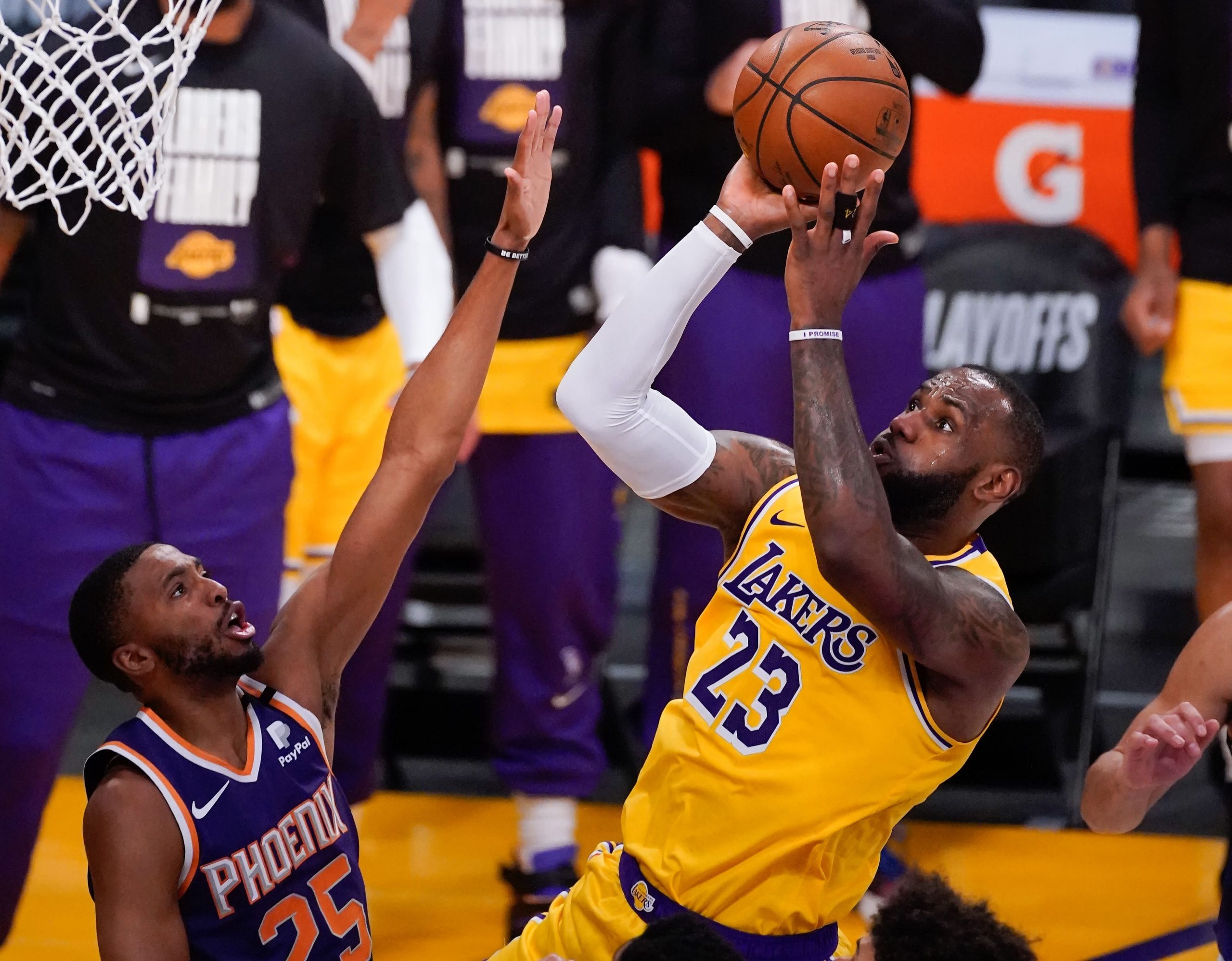 Los Aneles Lakers forward LeBron James