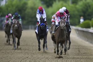 Rombauer wins the 2021 Preakness Stakes