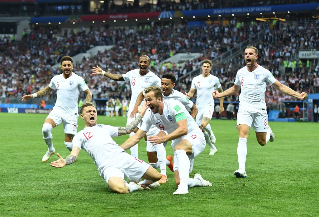 England reached the World Cup 2018 semi-finals