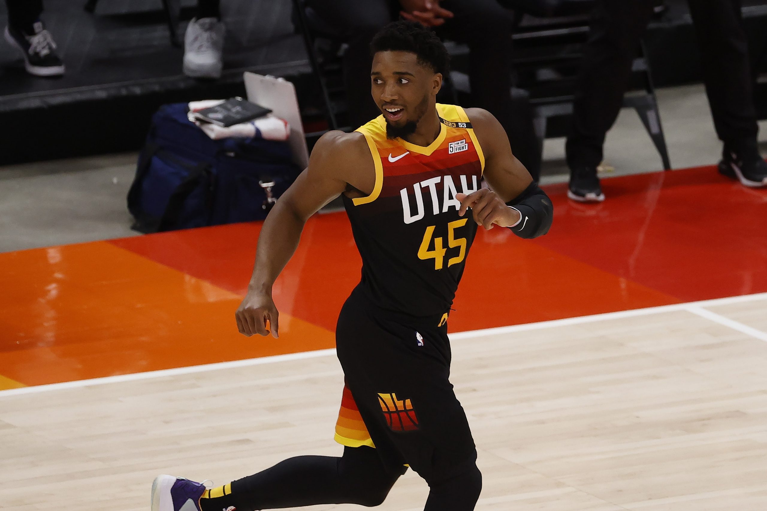 Utah Jazz guard Donovan Mitchell