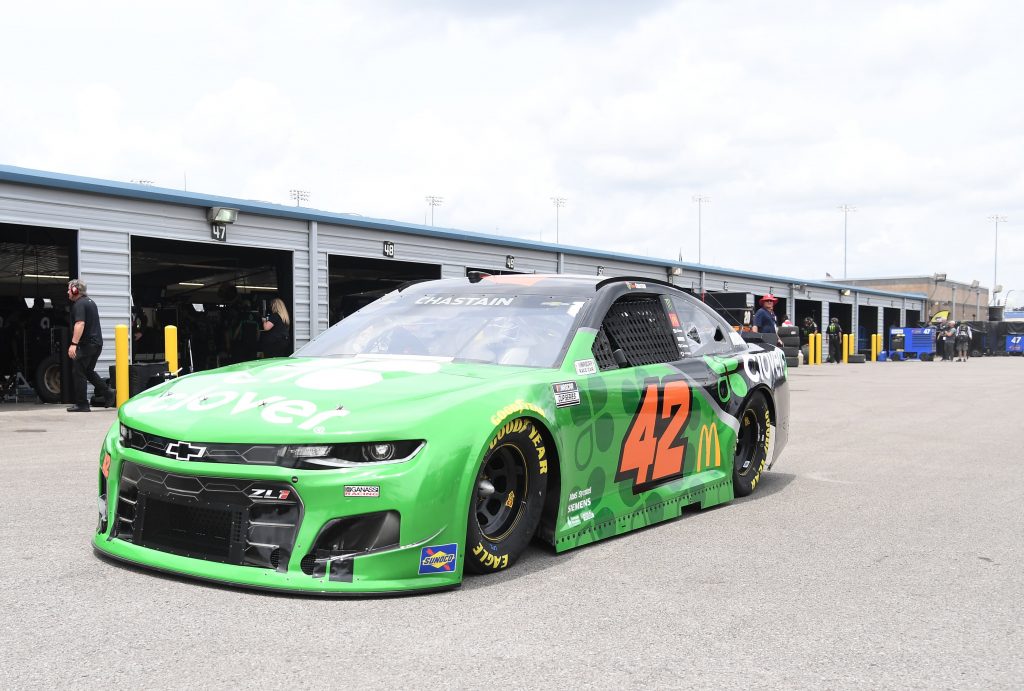 Ross Chastain pilots the #42 Chevy for Chip Ganassi