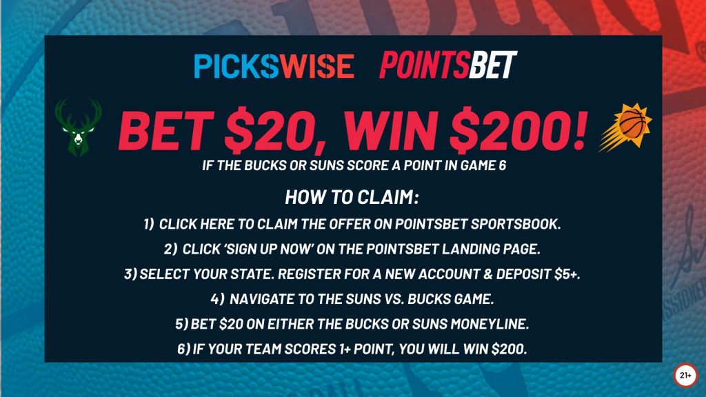 How to win 200 on Suns vs. Bucks NBA Finals Game 6 Pickswise