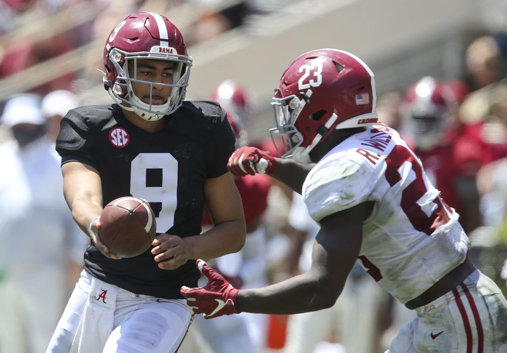 Bryce Young of the Alabama Crimson Tide